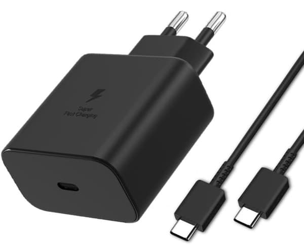Snabbladdare 45W - Phonillico - USB-C - 1 meter - Kompatibel med Samsung Galaxy S24/S23/S22