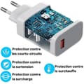 Miniatyrbild 5 av 5: Snabb Laddare 67W - Xiaomi - USB-A/USB-C - 1 meter - Kompatibel med flera modeller