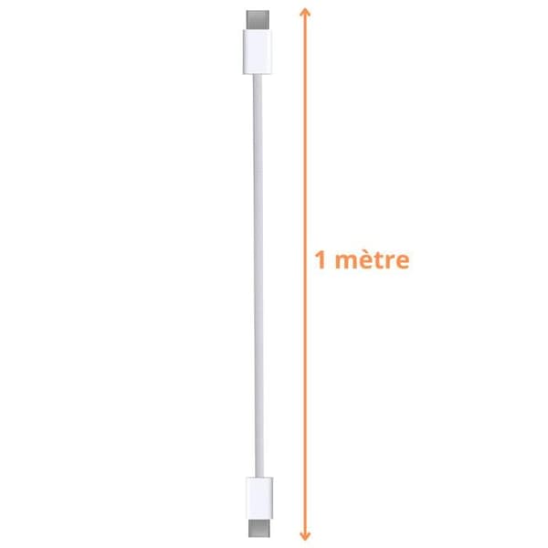 Laddare - Phonillico® - 20W - USB-C - 1 meter - Kompatibel med iPhone 16/16 PLUS/PRO/PRO MAX