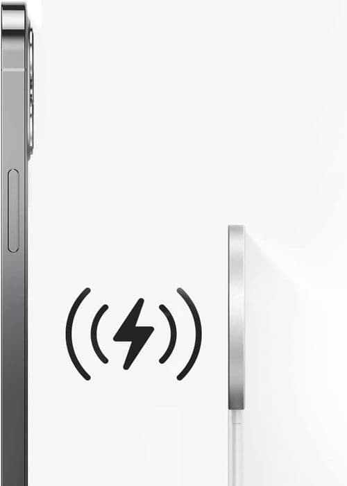 Induktionsladdare - Phonillico® - iPhone 16 - Snabbladdning 16W - Kompatibel med Magsafe - USB-C
