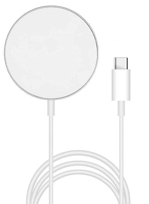 Induktionsladdare - Phonillico® - iPhone 16 - Snabbladdning 16W - Kompatibel med Magsafe - USB-C