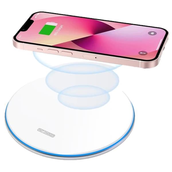 Snabb 15W Induktionsladdare Kompatibel med iPhone 11-11 PRO-11 PRO MAX-SE 2022-SE 2020-X-XR Trådlös Qi Laddning Phonillico®