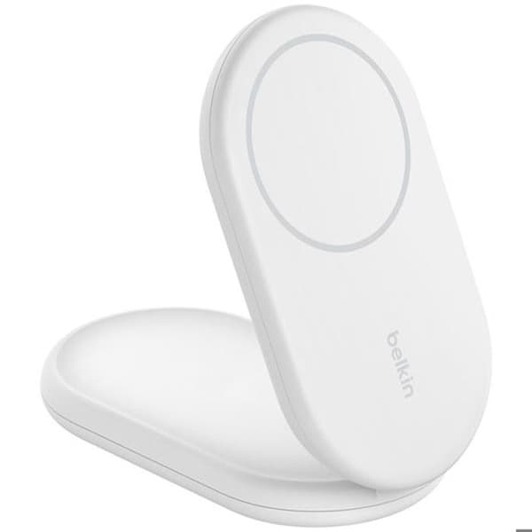 Smartphone - Laddare &amp; Powerbank BELKIN Qi2 15w Magnetställ Vit Vit