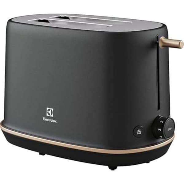 Brödrost - ELECTROLUX - E7T1-6BP - Svart färg - Modern design - Kompakt och effektiv
