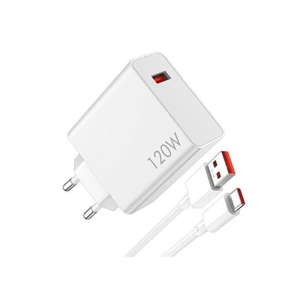 Väggladdare - Xiaomi - MDY-13-EE - 120W - USB Type-A - 1 m - Vit