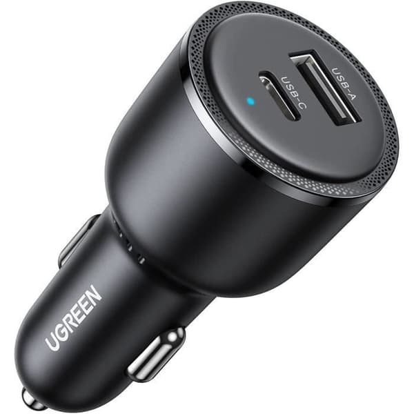 USB C Bil Laddare - UGREEN - 63W - 45W PPS - 30W PD QC 3.0 - Snabbladdning
