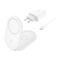 Miniatyrbild 1 av 4: Trådlös Laddare - BELKIN - BoostCharge - 15 W Qi2 - Kompatibel med MagSafe - 2-i-1 Fällbar