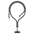 Pikkukuva 1 / 3: Dudao 4in1 USB-kaapeli ja kaulanauha USB, USB-C ja Lightning PD QC 65W 1.5m - Svart