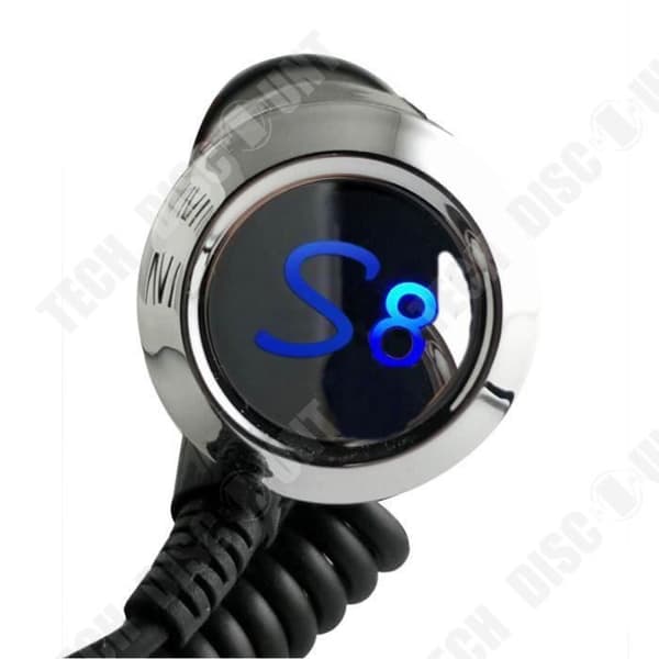 TD® SAMSUNG S8 Billaddare - LED Quick Charge Adapter - Billaddare för Samsung S8