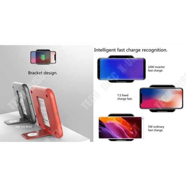 TD® induktionsladdare mobiltelefon samsung iphone trådlös snabbladdning stöd smartphone apple sektor huawei android