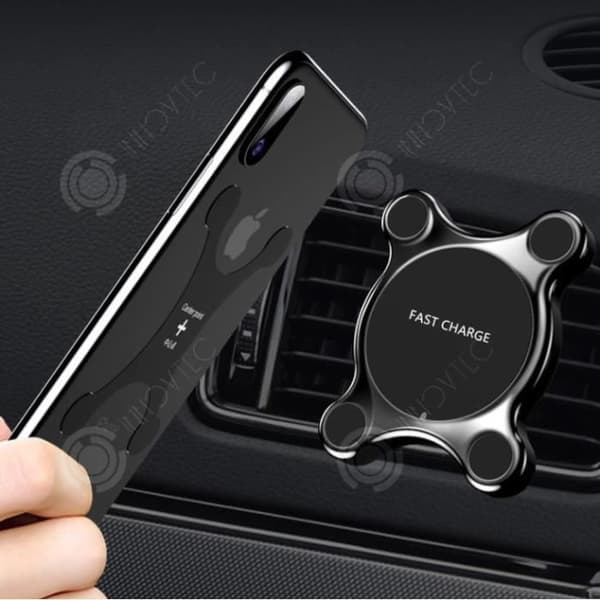 I® Trådlös billaddare iPhone12 Magnetisk trådlös laddningsställ Bilmobilladdare