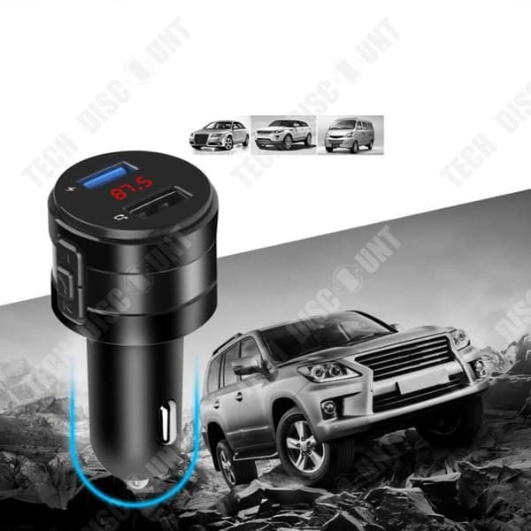TD® bil mp3 bil Bluetooth bil handsfree FM-sändare bil mp3 musikspelare billaddare