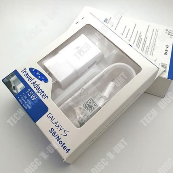 TD® Quick Charge Amerikansk standard enkelports usb-laddare s6 snabbladdning med kabelsats Europeisk standard laddningshuvud