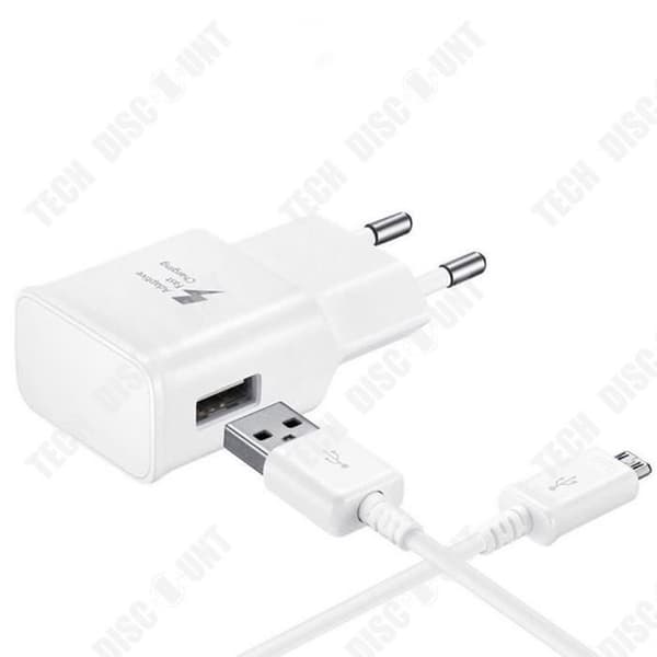 TD® Quick Charge Amerikansk standard enkelports usb-laddare s6 snabbladdning med kabelsats Europeisk standard laddningshuvud