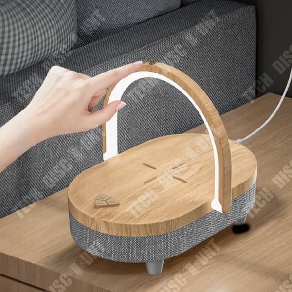 Trådlös laddningsbas - Ej specificerad - Modell ej specificerad - 15 W - Bluetooth 5.3 - Nattbelysning