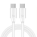 Miniatyrbillede 2 af 4: Oplader til iPhone 15 + 3M Kabel Hurtig Oplader USB-C Til USB-C 20W PD