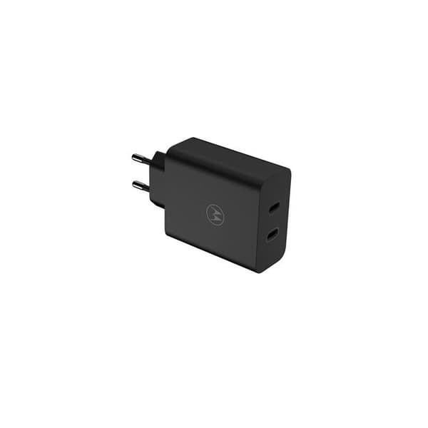 USB-C-laddare - MOTOROLA - Turbopower 125W - Svart färg - 3 års garanti - Snabb laddning