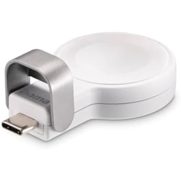Trådlös Laddare - HAMA - Kompatibel med Apple Watch - Magnetisk - USB C - Överspänningsskydd
