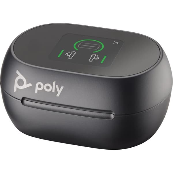 Laddningsfodral - POLY - Voyager Free 60plus - OLED Touch - Qi trådlös laddning - Samtalskontroll
