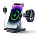 Miniatyrbild 3 av 6: Trådlös laddstation för iPhone, AirPods, iWatch - JoyRoom (JR-WQS02) - Svart