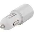 Miniatyrbild 2 av 2: Biltillbehör för bil - DELTACO - USB-C PD och USB-A - 36W - Snabbladdning - Svart