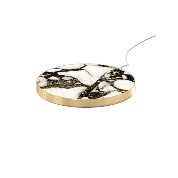 Trådlös Qi-laddare för smartphones/AirPods 10W Modell Calacatta Golden Marble IDEAL OF SWEDEN Flerfärgad