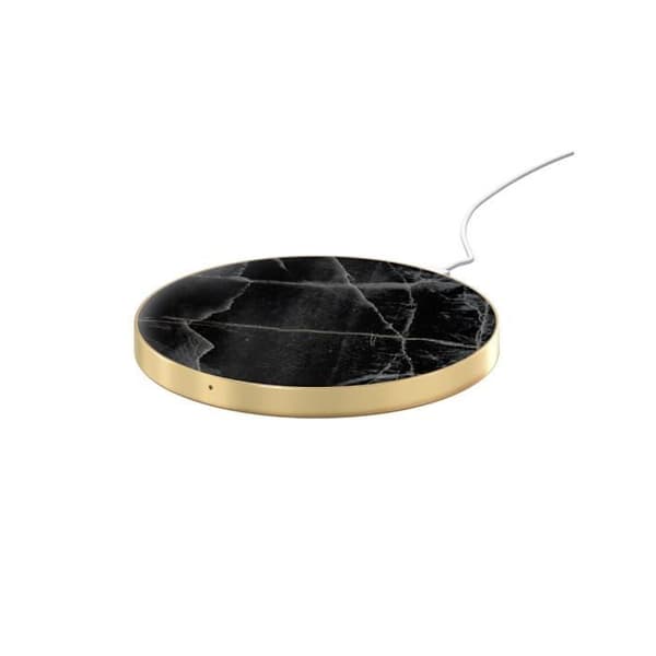 Trådlös Qi-laddare för Smartphones/AirPods 10W Modell Thunder Marble IDEAL OF SWEDEN Svart