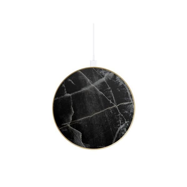 Trådlös Qi-laddare för Smartphones/AirPods 10W Modell Thunder Marble IDEAL OF SWEDEN Svart Svart