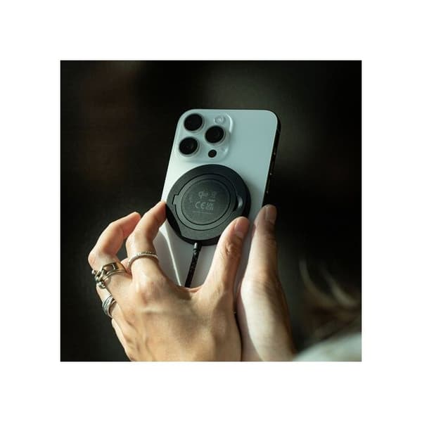 Trådlös laddare för iPhone SnapStand Magnetisk Qi2 Native Union Svart