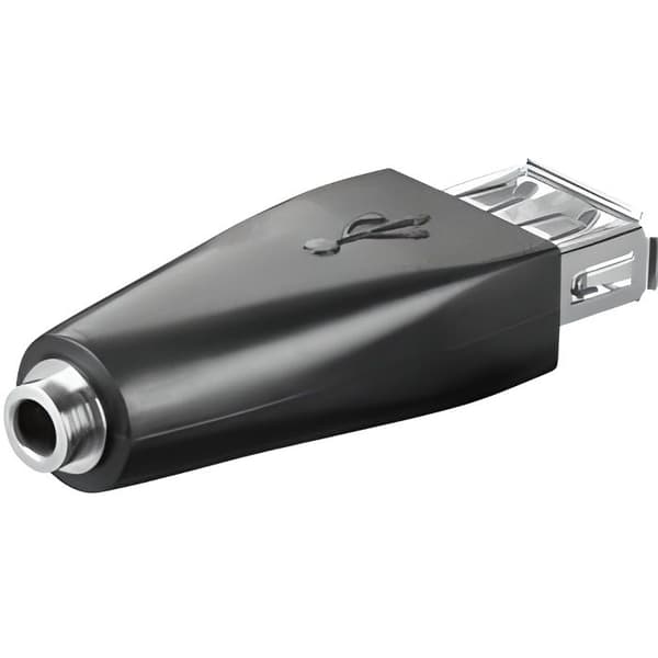 Usb En hona-jack 3,5 mm hondataadapter