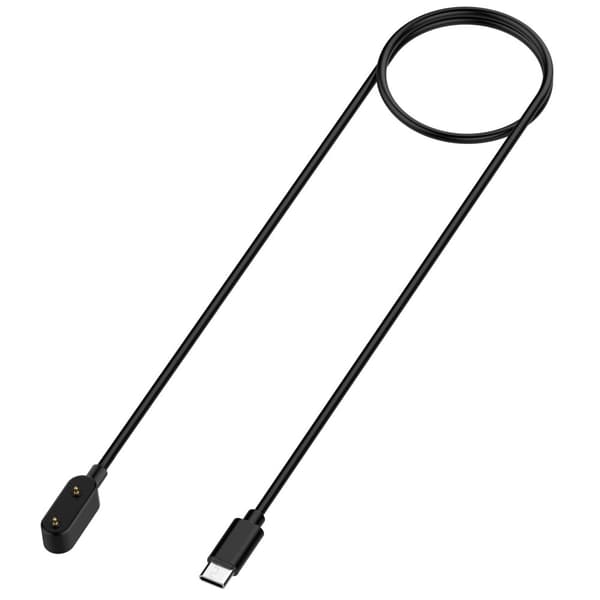 INF Tehokas laturi Huawei Band 10:lle - 1 m Type-C -kaapeli Musta