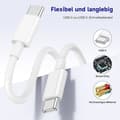 Miniatyrbild 4 av 5: Snabb Laddare Iphone 16 15 Pro, Iphone Laddare Usb C 20W Med 2M Usb C Kabel För Apple Iphone 16 Pro Max/15/15 Plus/Ipad Pro/Air