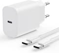 Miniatyrbild 1 av 5: Snabb Laddare Iphone 16 15 Pro, Iphone Laddare Usb C 20W Med 2M Usb C Kabel För Apple Iphone 16 Pro Max/15/15 Plus/Ipad Pro/Air