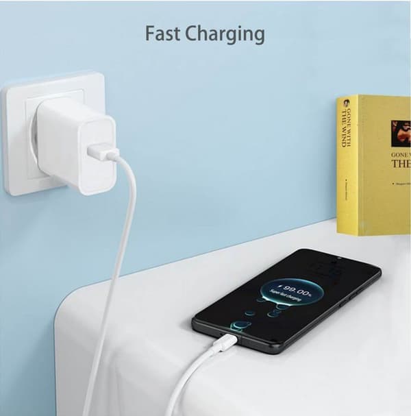 Laddare - Ej specificerad - 20W - Snabbladdning - USB C - Kabel 1,5M