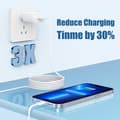 Miniatyrbild 5 av 6: Laddare - 20W - iPhone 15 Pro Max - USB C-kabel 6FT - Snabbladdning - Säkerhetsskydd