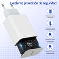 Miniatyrbild 2 av 6: USB C-laddare - Ospecificerad - 30W - Snabbladdning - 2M kabel - Kompatibel med iPhone 15/16/Samsung Galaxy