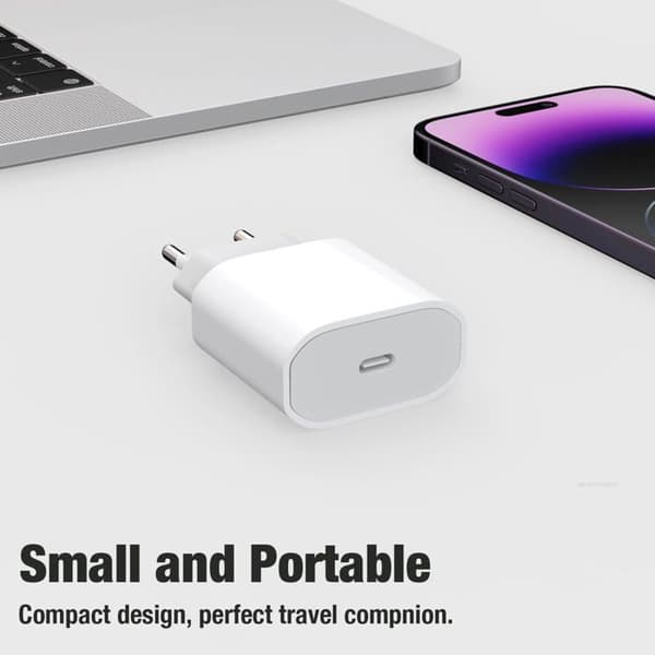 Snabbladdare Usb C 20W med Usb C till Usb C-kabel 1M för Iphone 16/16 Pro/16 Pro Max/15/15 Pro/15 Pro Max/15 Plus, Ipad Pro/Ai