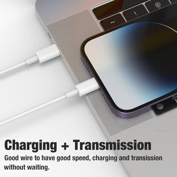 Snabbladdare USB C 20W Med USB C Till USB C 1M Kabel För iPhone 16/16 Pro/16 Pro Max/15/15 Pro/15 Pro Max/15 Plus, iPad Pro/Air
