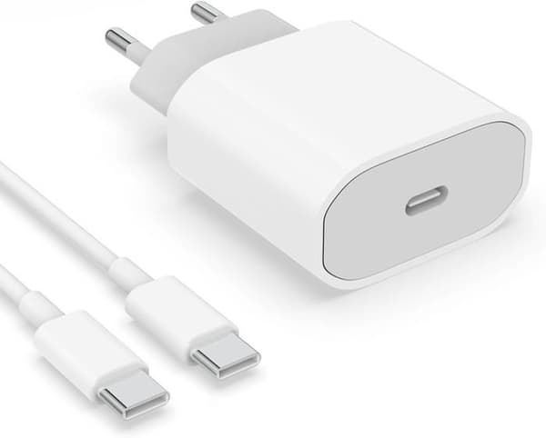 Snabbladdare USB C 20W Med USB C Till USB C 1M Kabel För iPhone 16/16 Pro/16 Pro Max/15/15 Pro/15 Pro Max/15 Plus, iPad Pro/Air