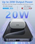 Miniatyrbild 2 av 6: Snabbladdare - TORTOISE - iPhone 15 - 20W - USB C - 2M Kabel
