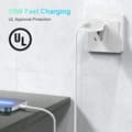 Miniatyrbild 6 av 6: Laddare iPhone - Apple - 20W - Snabbladdning - Lightning-kabel 2m - USB Typ C
