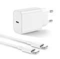 Miniatyrbild 1 av 6: Snabbladdare - Apple - iPhone 16 - 20W - USB-C - Kabel 2m