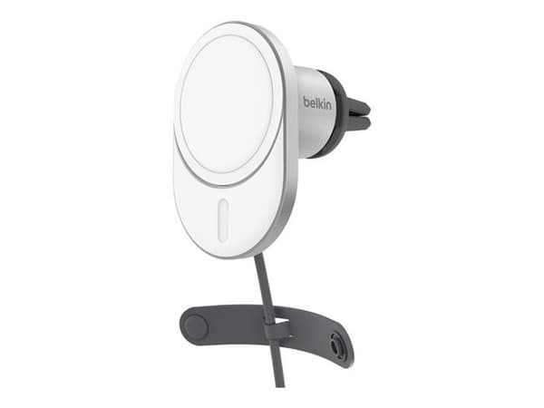 Magnetisk Bil Laddare - BELKIN - BoostCharge Pro - 15W - Kompatibel med MagSafe - Säker Fäste