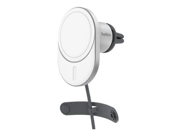 Magnetisk Bil Laddare - BELKIN - BoostCharge Pro - 15W - Kompatibel med MagSafe - Säker Fäste