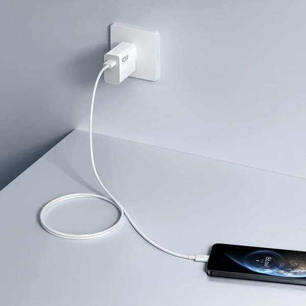 Seinälaturi + USB A - USB-C kaapeli Xiaomi 90 W