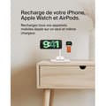 Miniatyrbild 2 av 4: Laddstation 3-i-1 - Belkin - BoostCharge - Qi2 - MagSafe - Vit