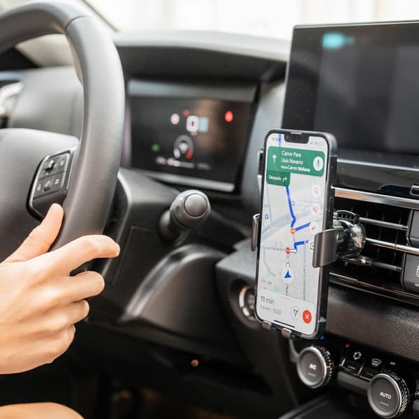 BEGAGNAD Hållare med trådlös snabbladdare för bilen Chakar InnovaGoods (Renoverade A)