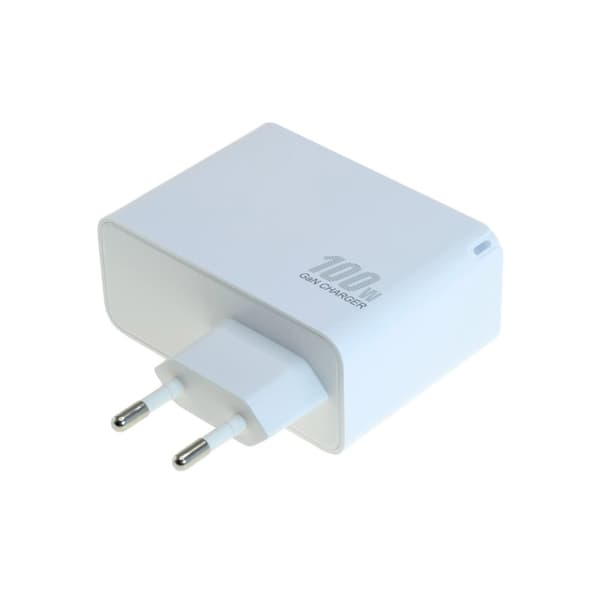 USB-laddare med GaN-teknik, 2x USB-C PD och 1x USB-A – upp till 100 W