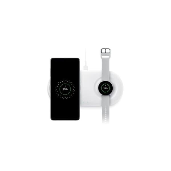 Samsung DUO trådlös laddare - USB-typ - laddare ingår Svart
