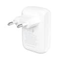 Miniatyrbild 2 av 4: Belkin BoostCharge 42W Dual väggladdare 30W USB-C PD/PPS + 12W USB-A - Vit